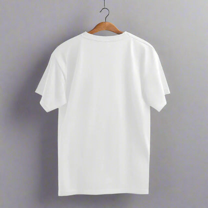 Premium White Oversized T-shirt Relaxed back