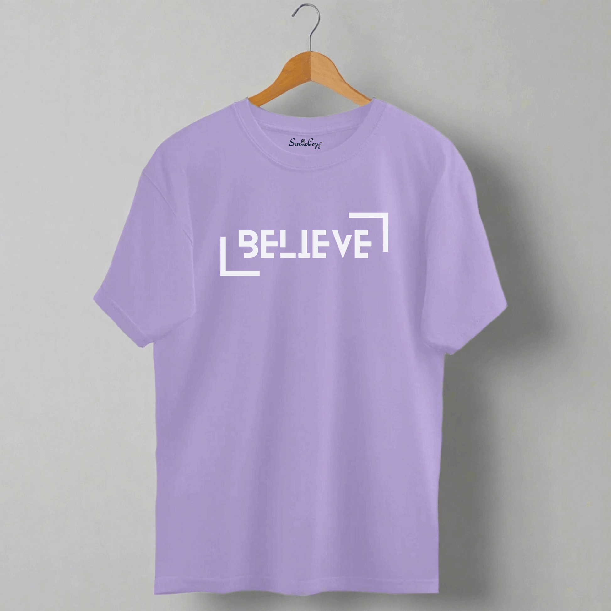 BELIEVE Oversized Premium Tshirt - Inspirational