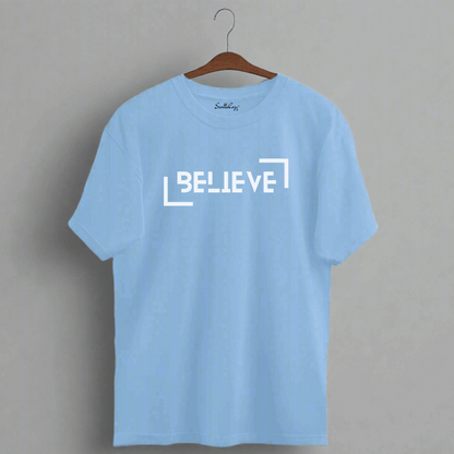 BELIEVE Oversized Premium Tshirt - Inspirational