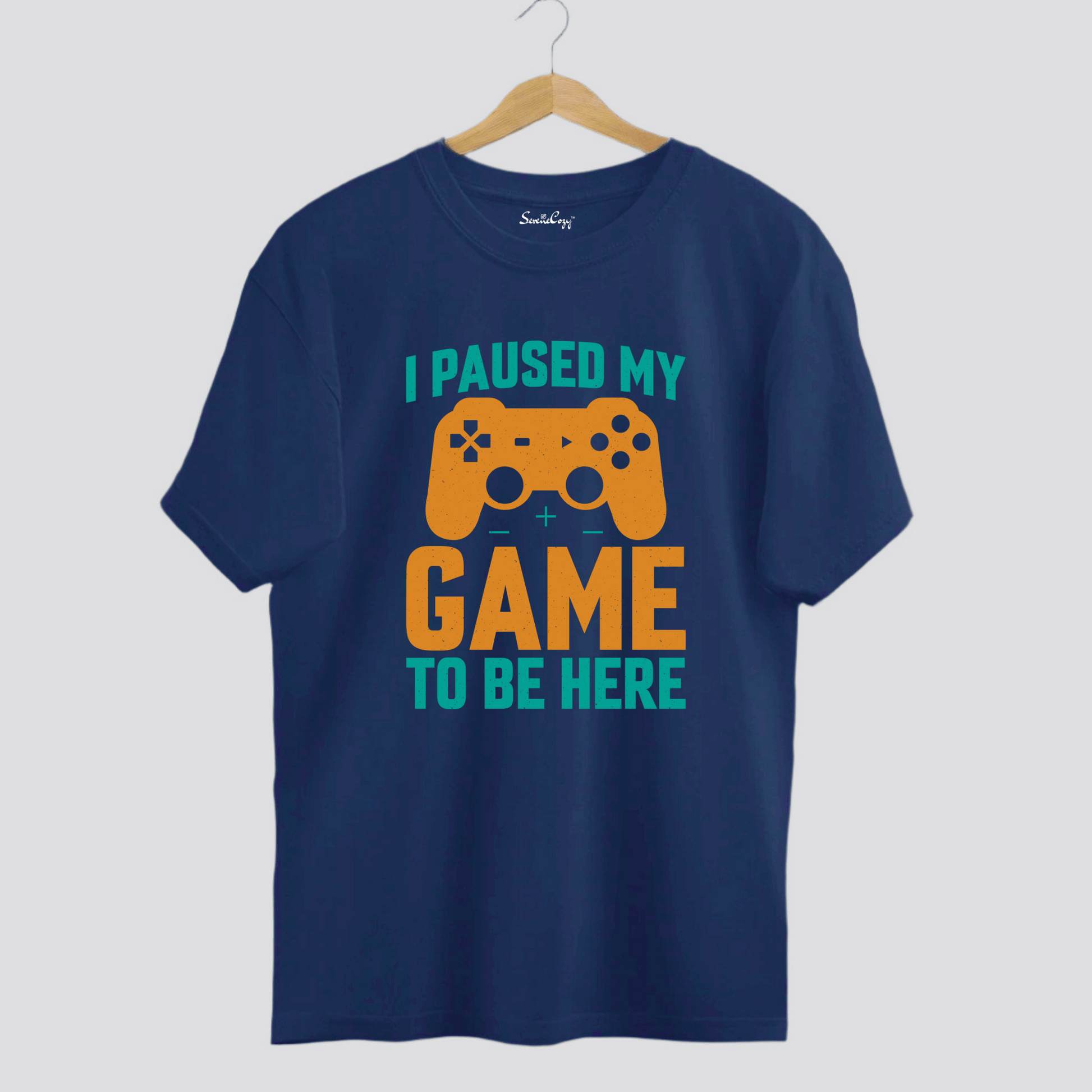 I Paused My Game Oversized T-shirt | Gamer's Humor