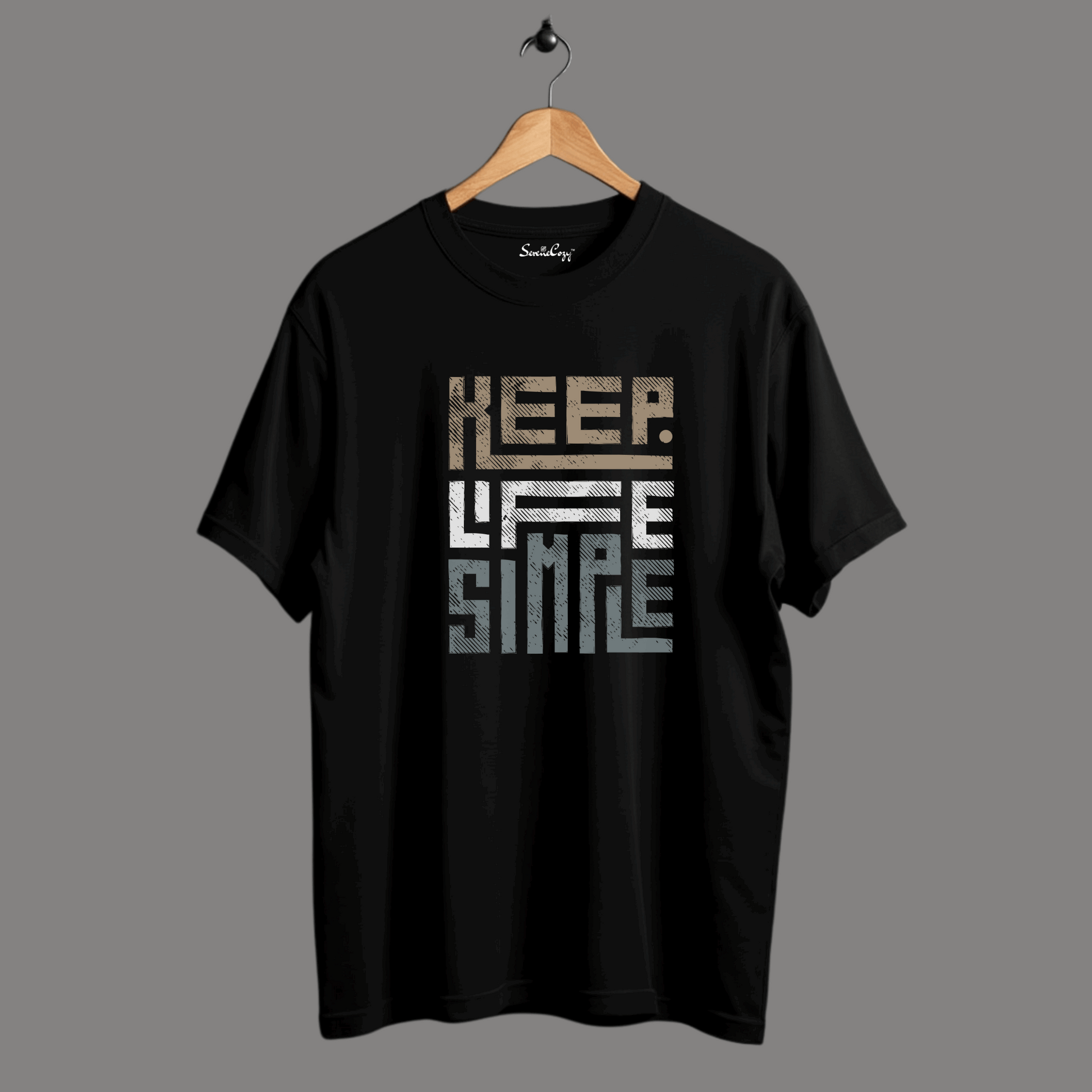 KEEP LIFE SIMPLE Oversized Premium Tshirt