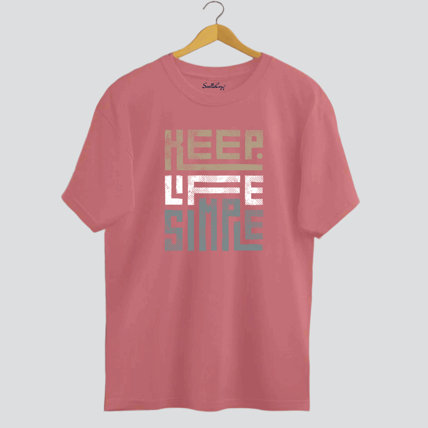 KEEP LIFE SIMPLE Oversized Premium Tshirt