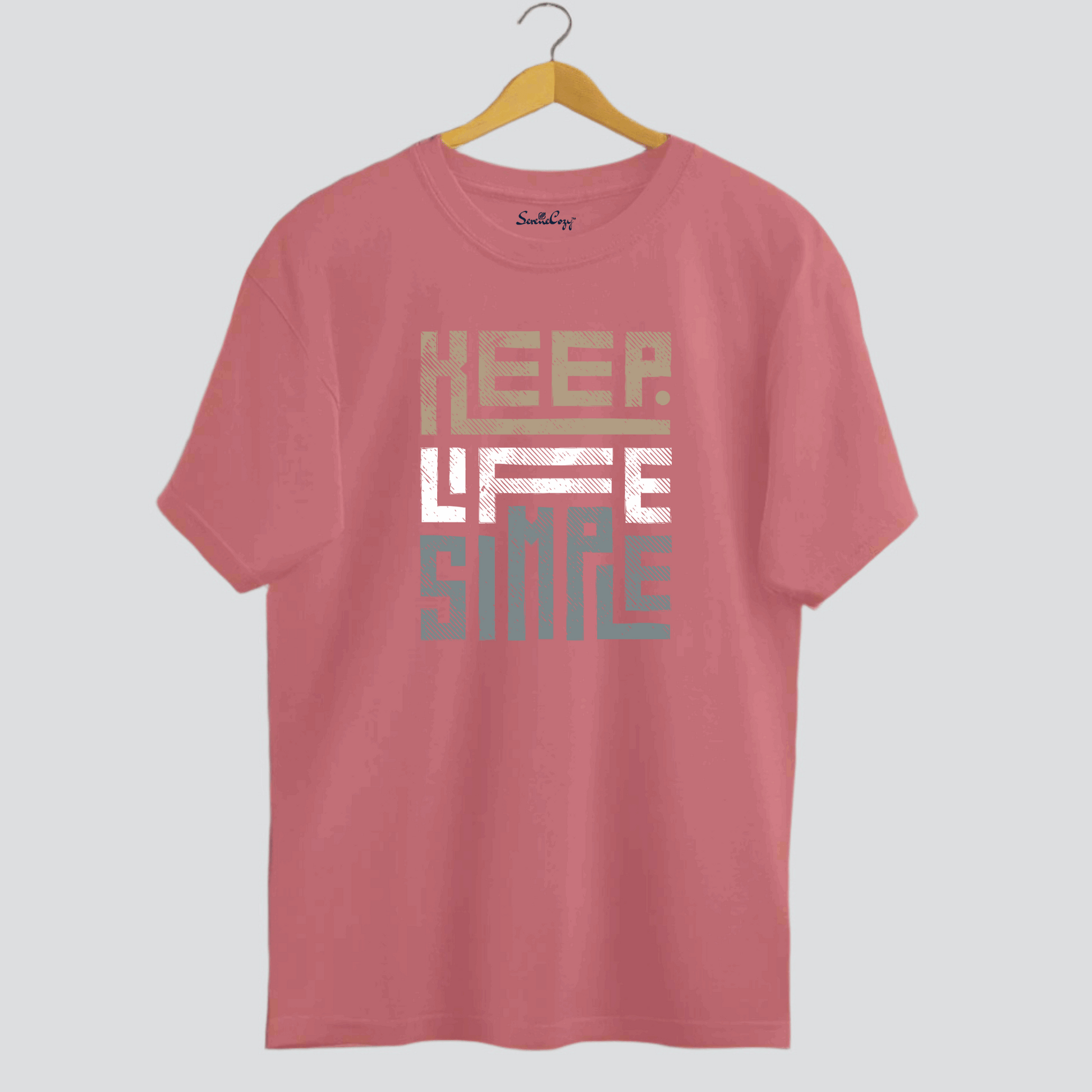 KEEP LIFE SIMPLE Oversized Premium Tshirt