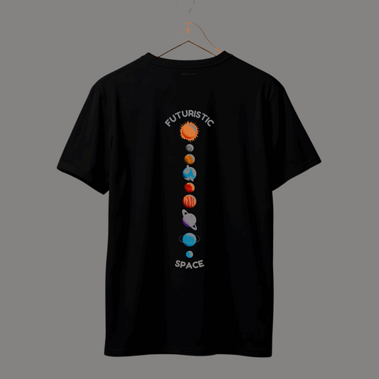Futuristic Space Oversized T-shirt | Premium Indian Cotton