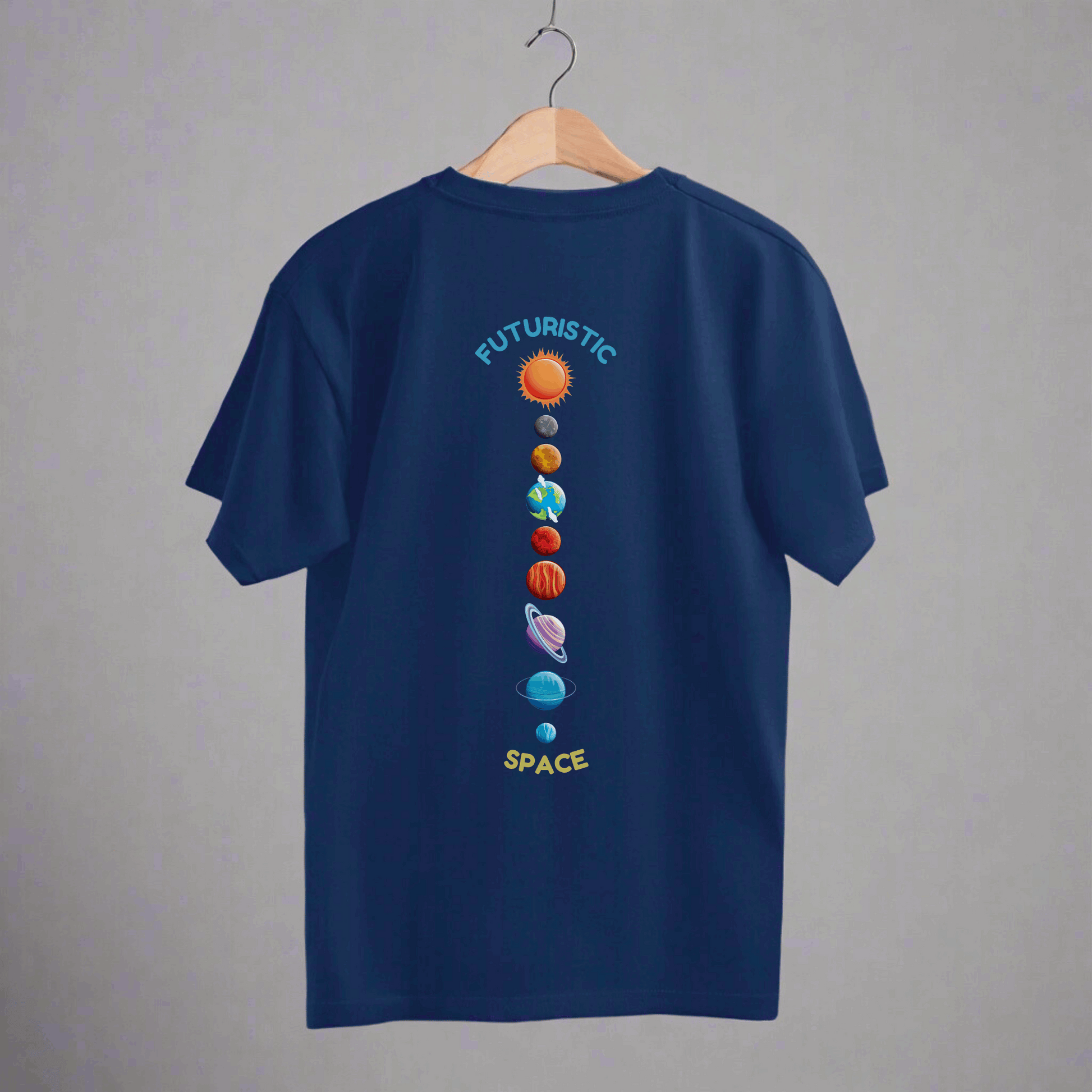 Futuristic Space Oversized T-shirt | Premium Indian Cotton