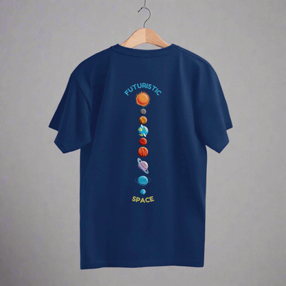Futuristic Space Oversized T-shirt | Premium Indian Cotton