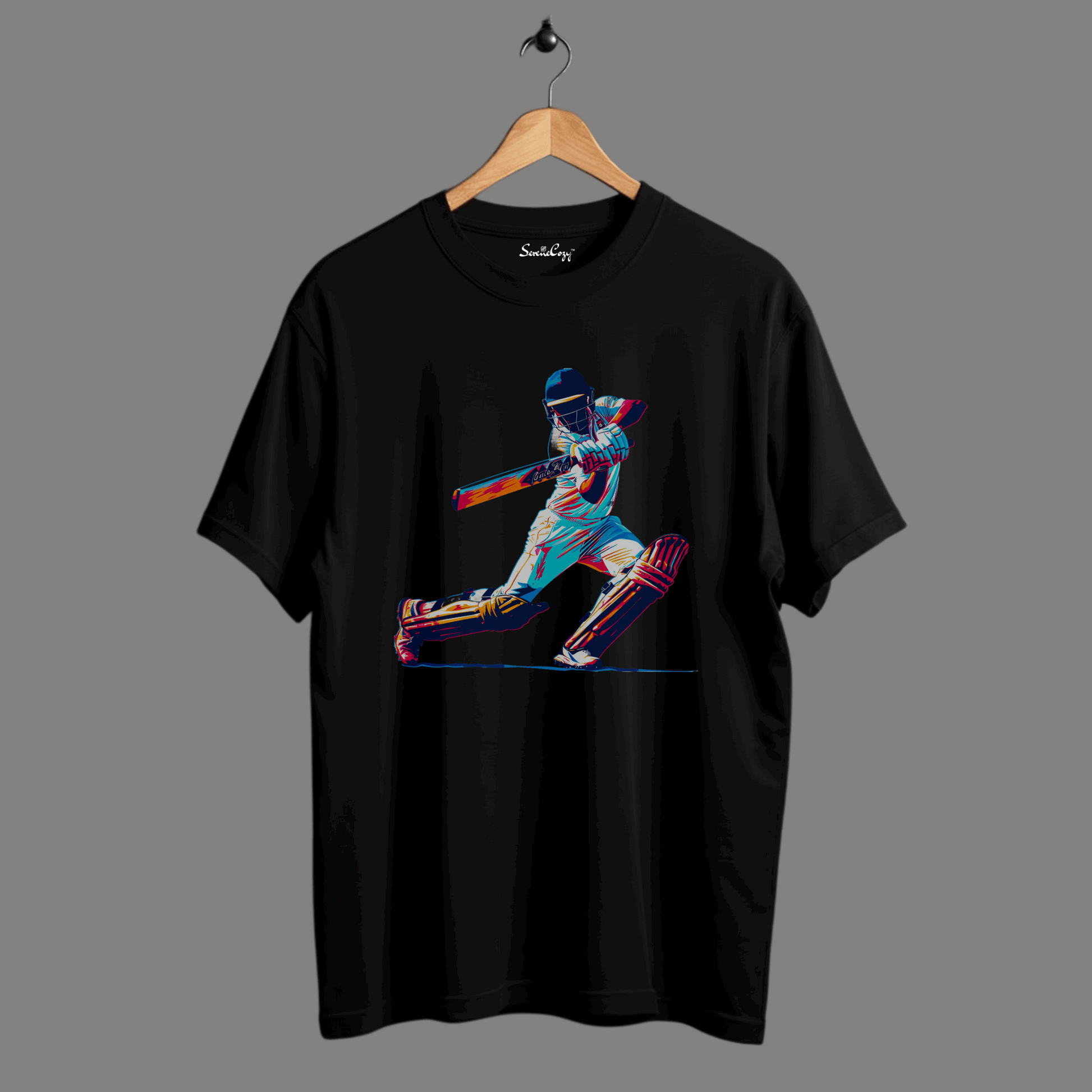 Knock It Out of the Park: Cricket Lover's Batting Oversized T-Shirt