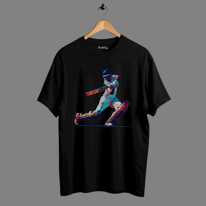 Knock It Out of the Park: Cricket Lover's Batting Oversized T-Shirt