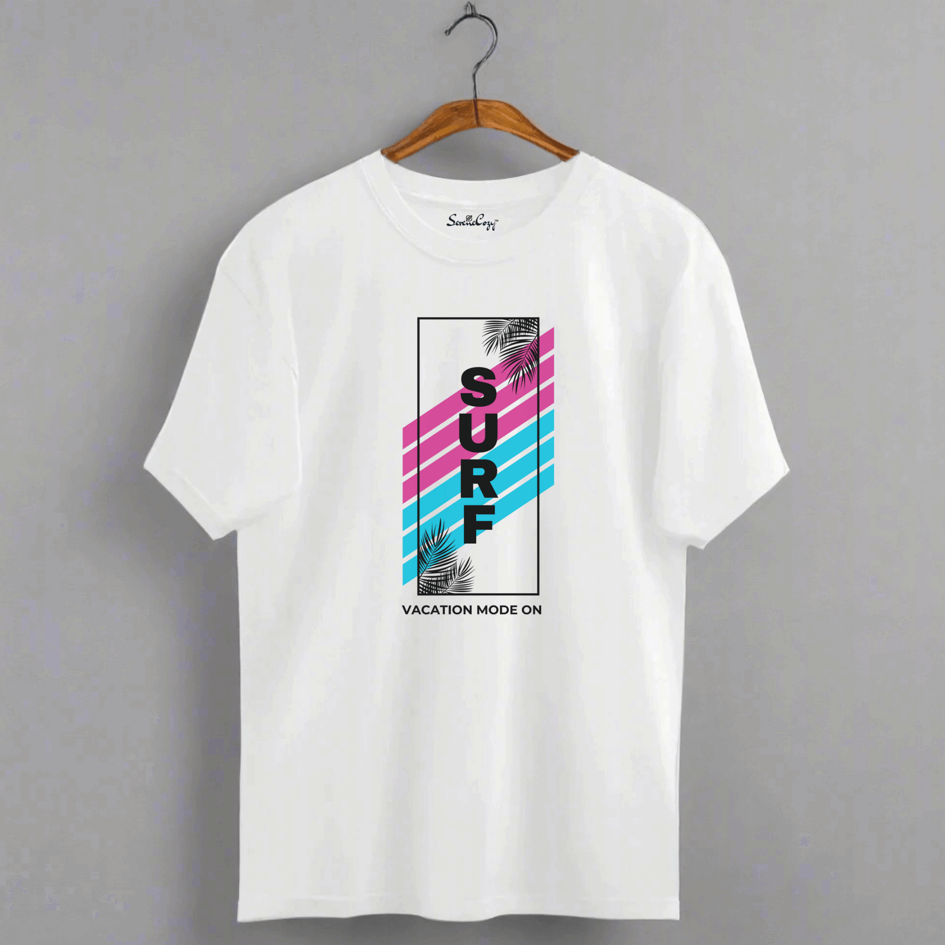 SURF Vacation Mode On Oversized Premium Tshirt