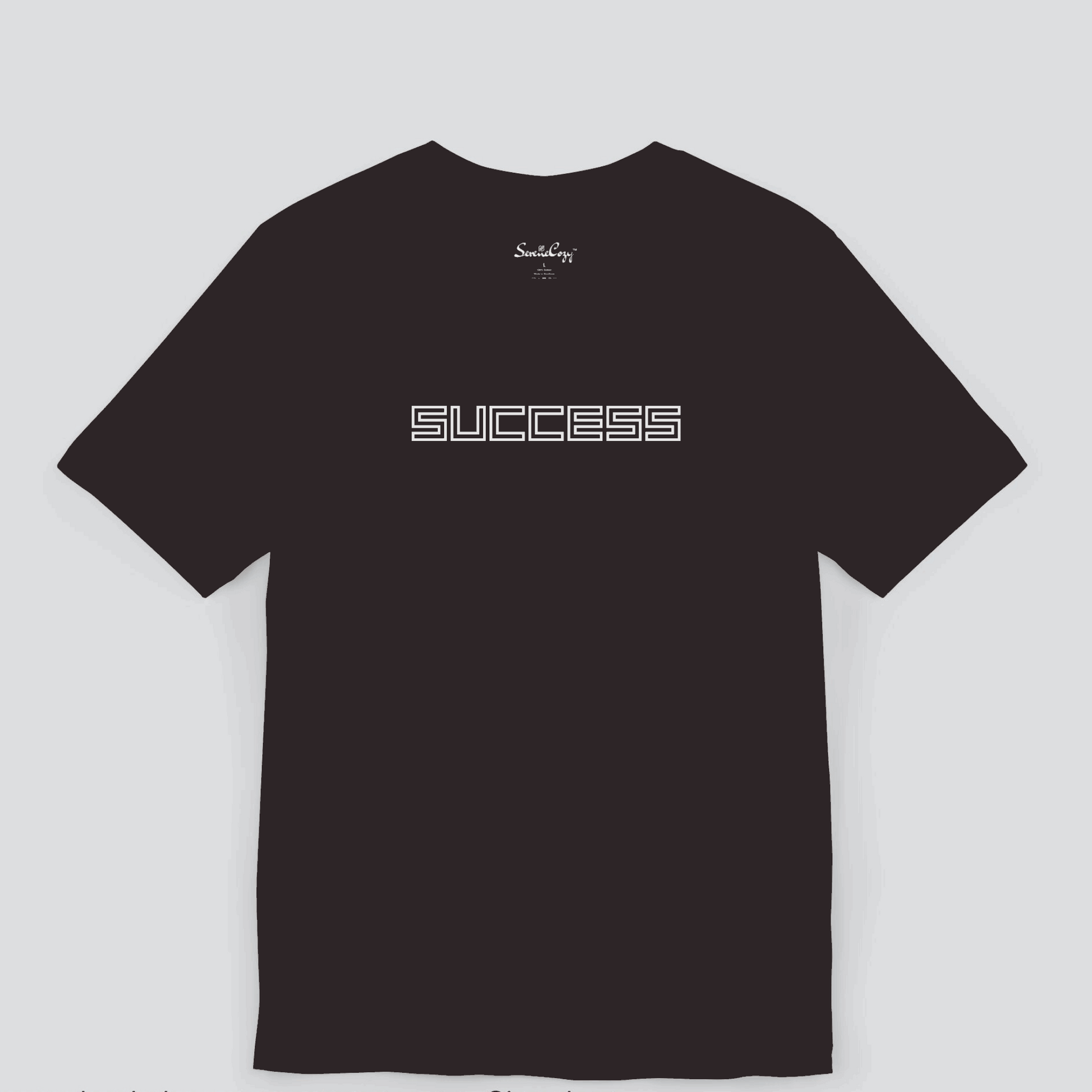 Premium SUCCESS Motivational T-shirt for Men Image 2