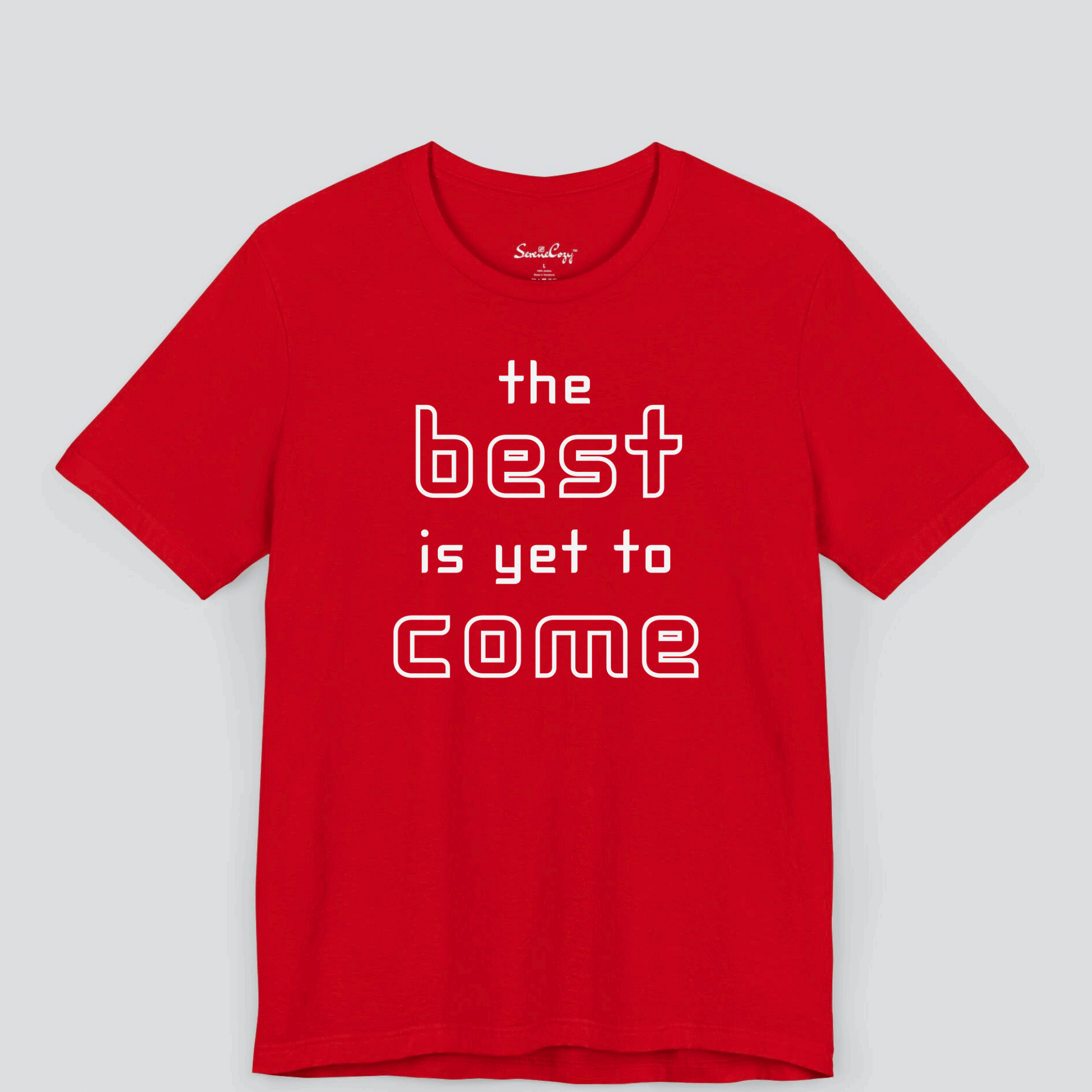 The Best is Yet to Come Motivational Premium Tshirt for Men