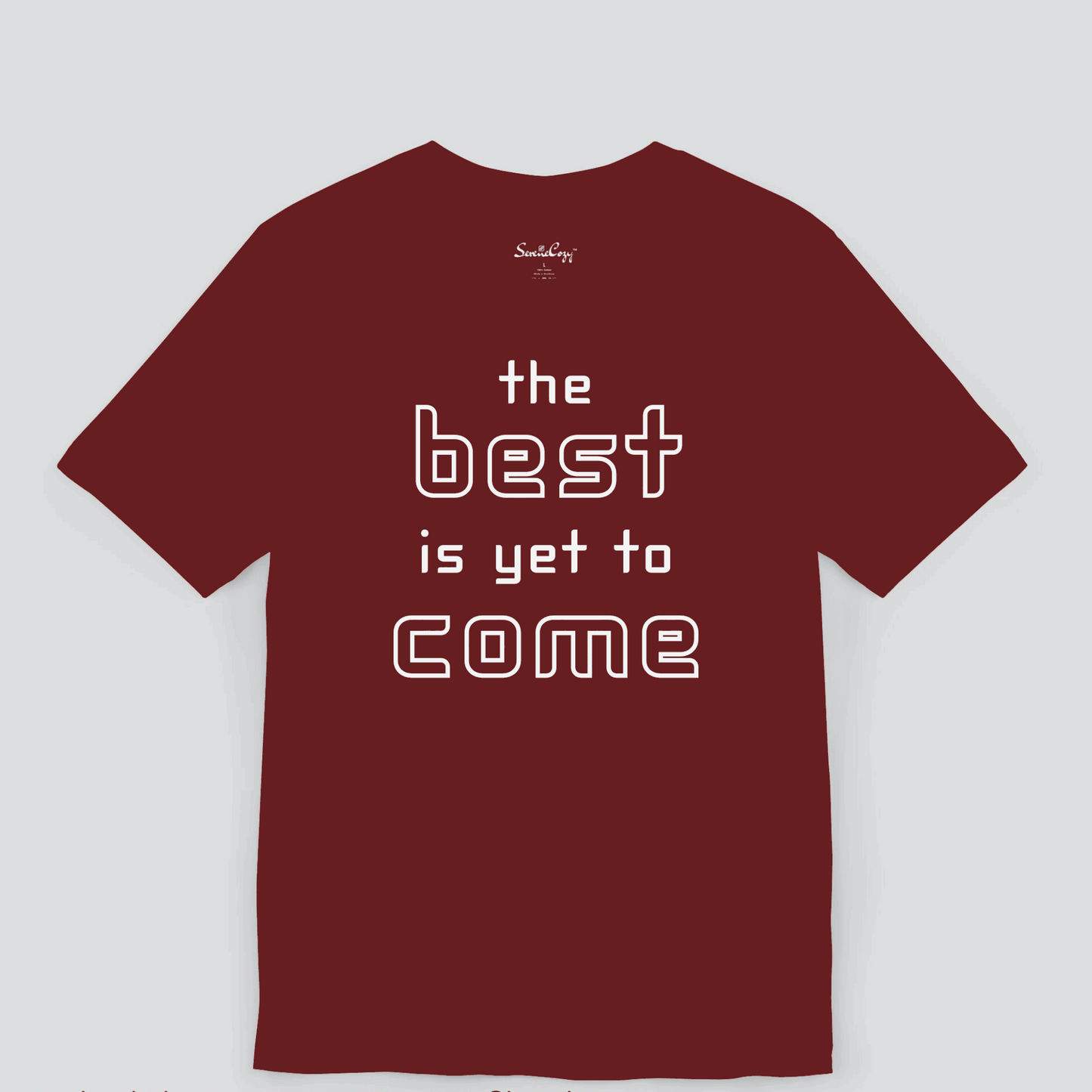 The Best is Yet to Come Motivational Premium Tshirt for Men